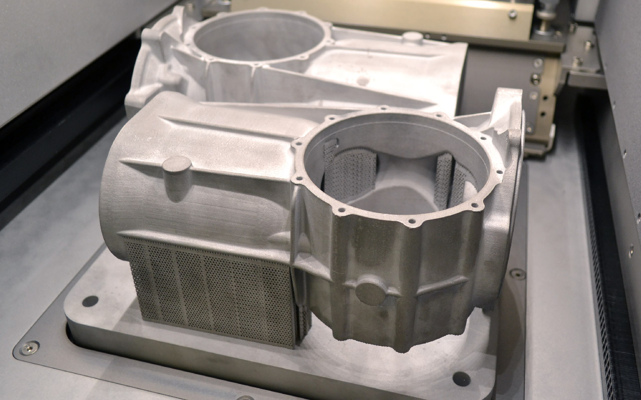 3D-gedrucktes Metallbauteil